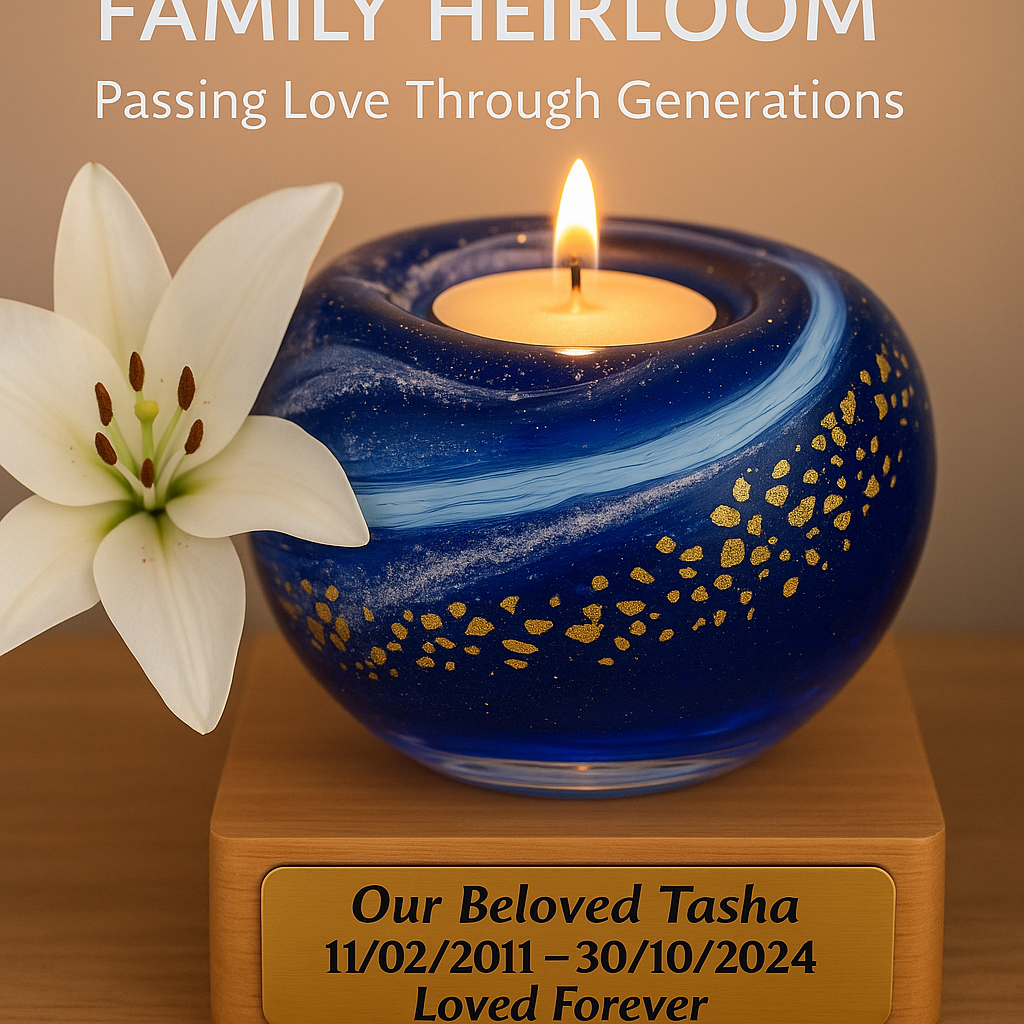 🌟 Memorial Glass as a Family Heirloom – Passing Love Through Generations