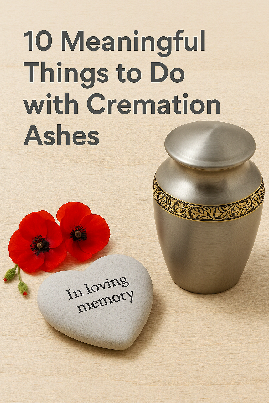 10 Beautiful & Meaningful Things to Do With Cremation Ashes – Including Memorial Glass Keepsakes