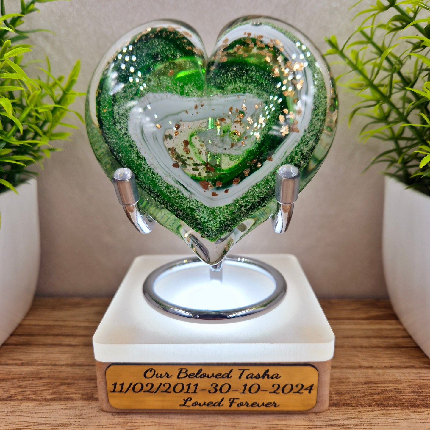 Ashes In Glass Heart