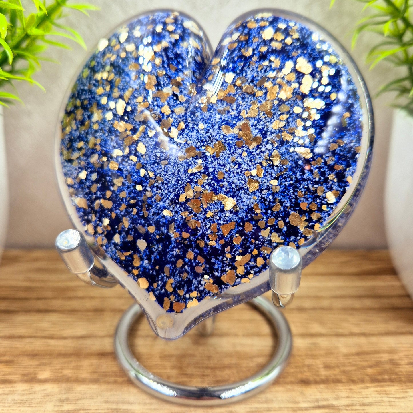 Memorial Ashes In Glass Heart