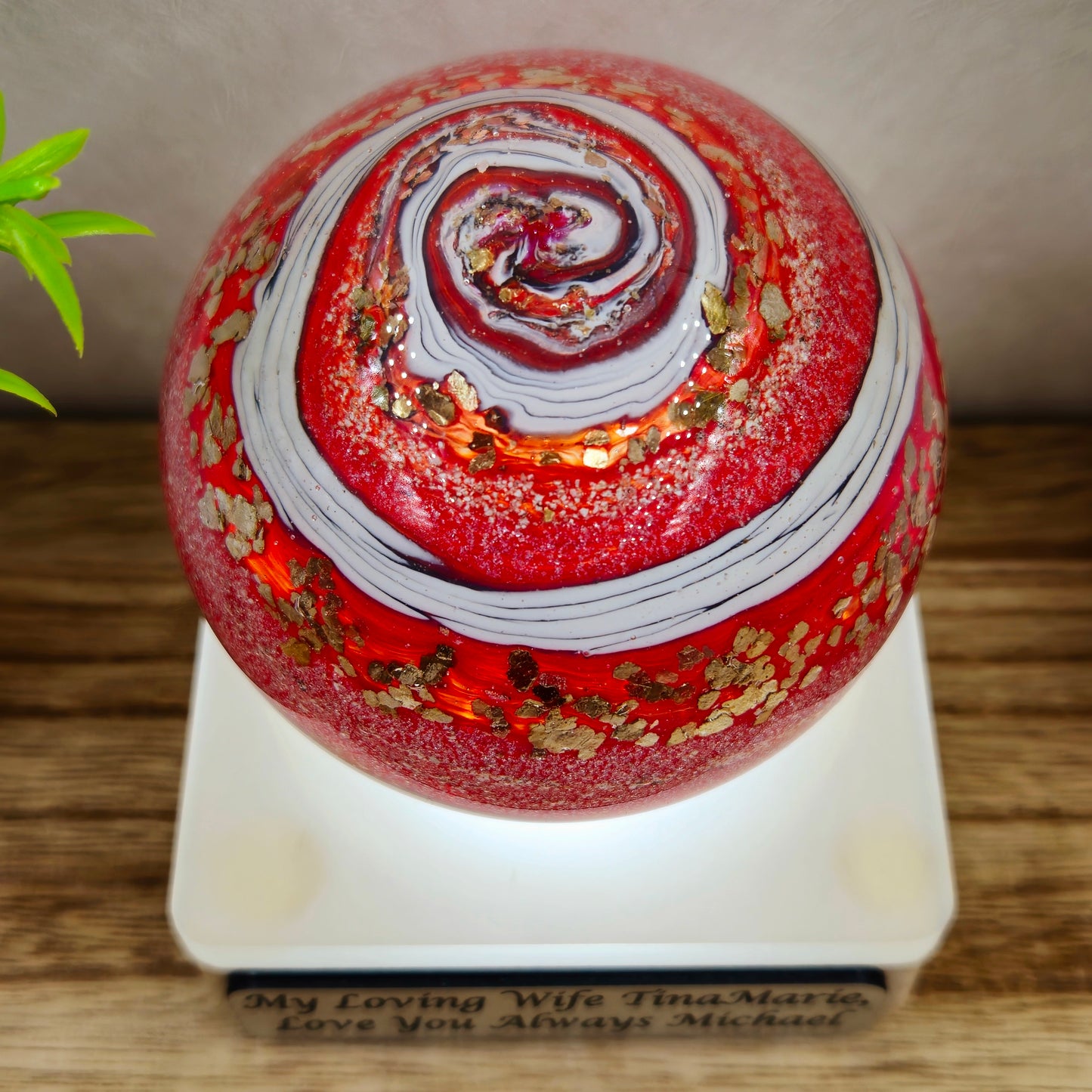 Memorial Ashes In Glass Orb