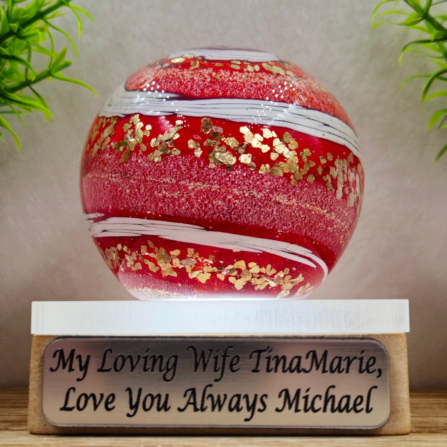 Memorial Ashes In Glass Orb