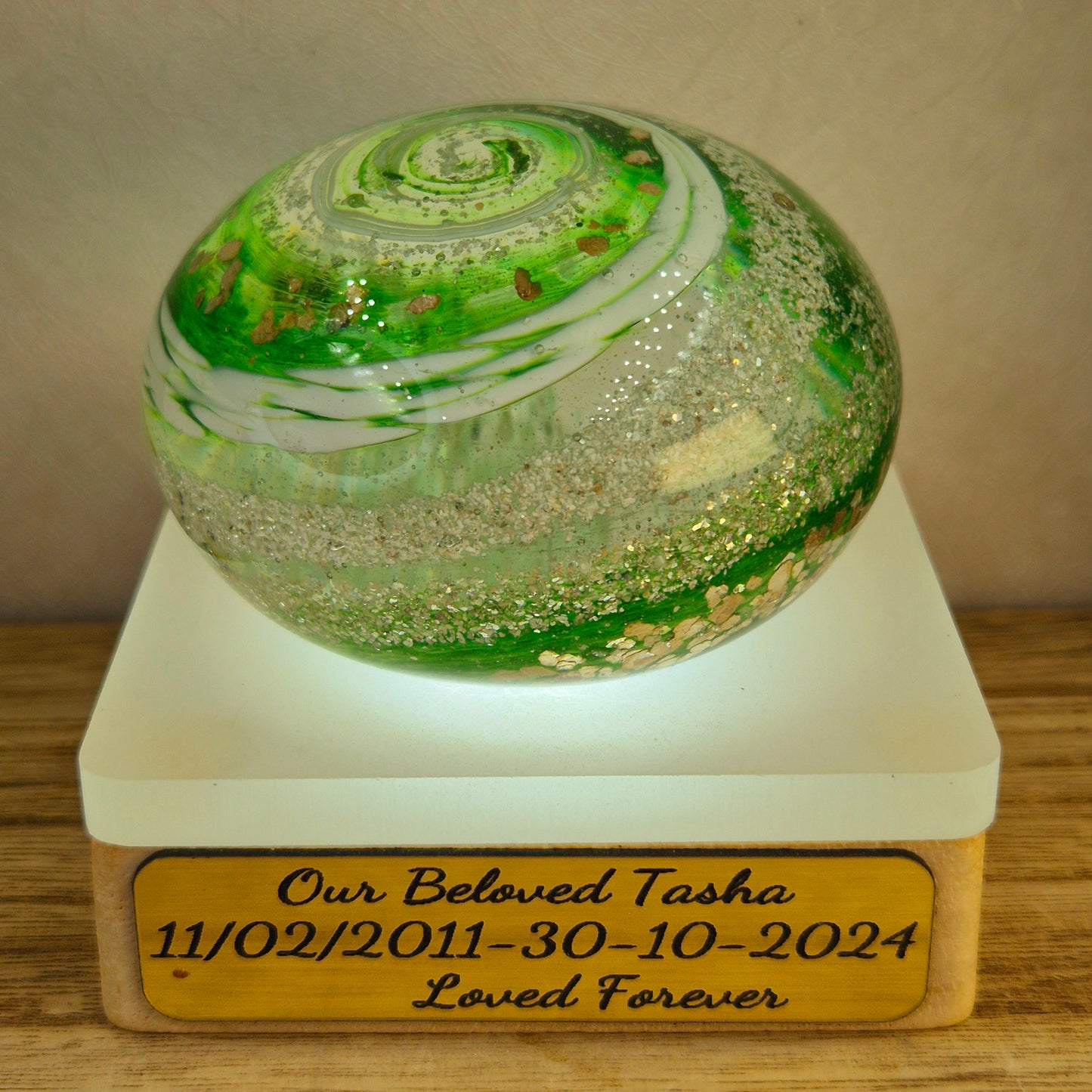 Memorial Pebble paperweight