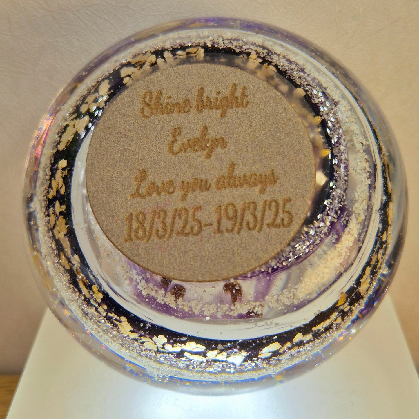 Memorial Pebble paperweight