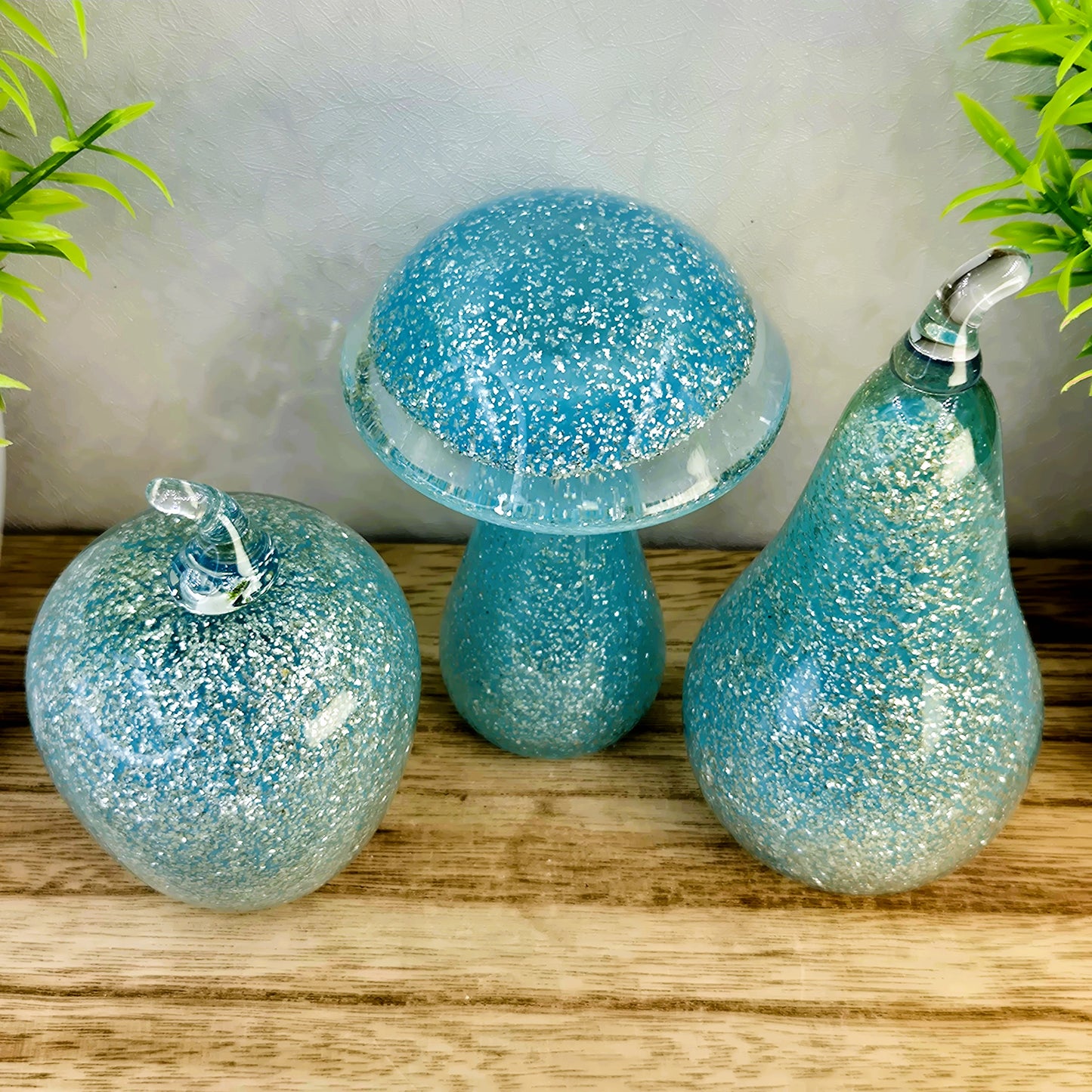 Small Memorial Apple, Pear & Mushroom (individual or set)