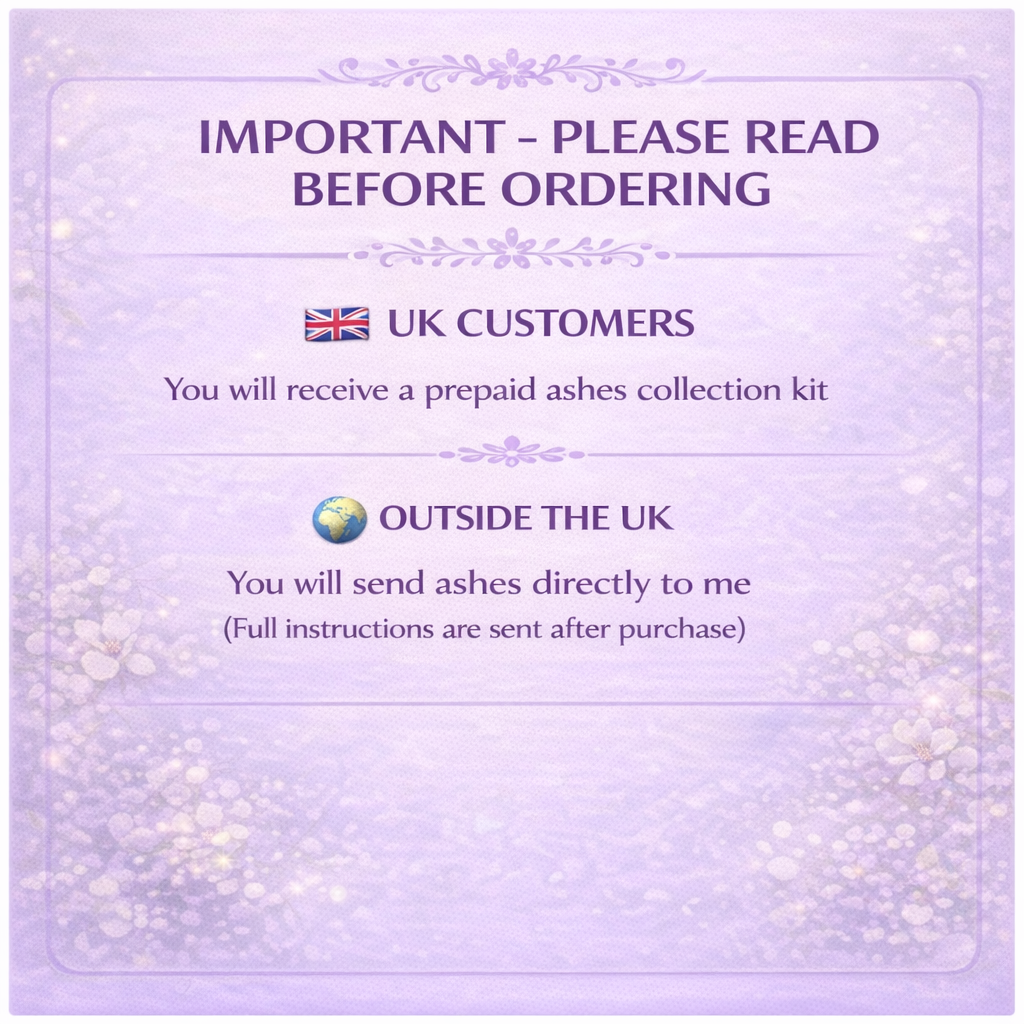 Large Ashes In Glass Memorial Glass Egg