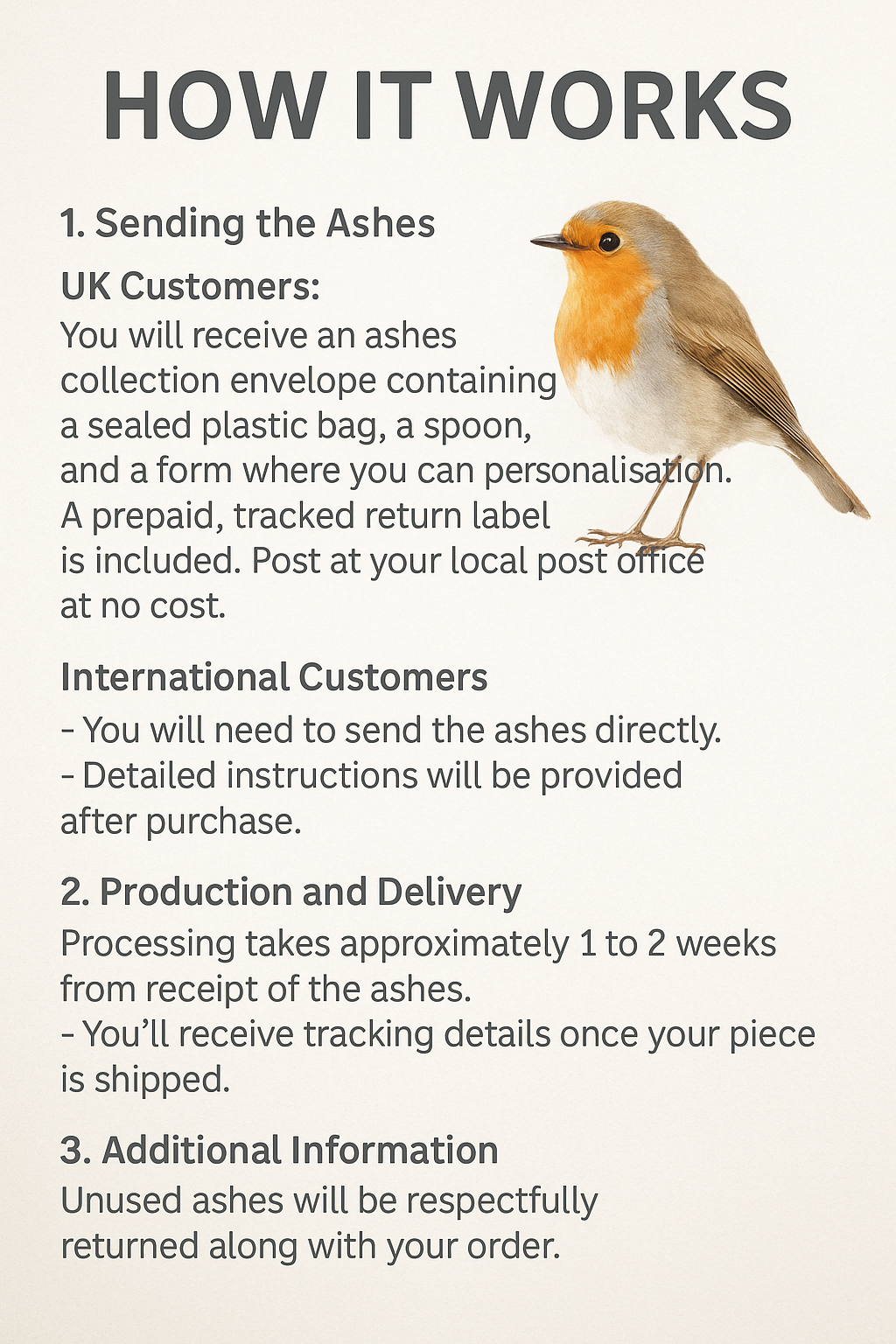 Ashes in glass pocket pebble (optional engraving)