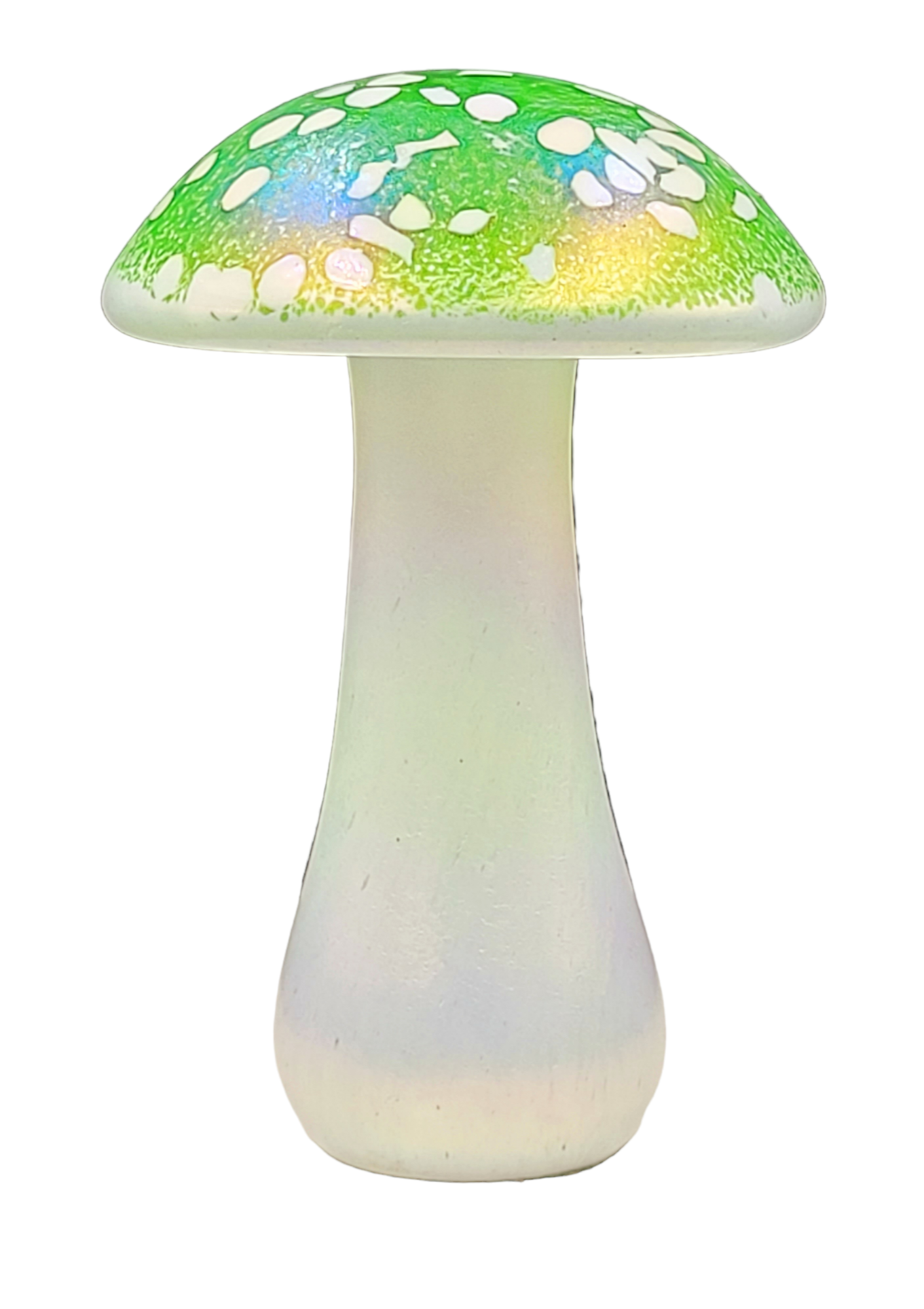 Glass mushroom decor ornament display glassware, colour choice