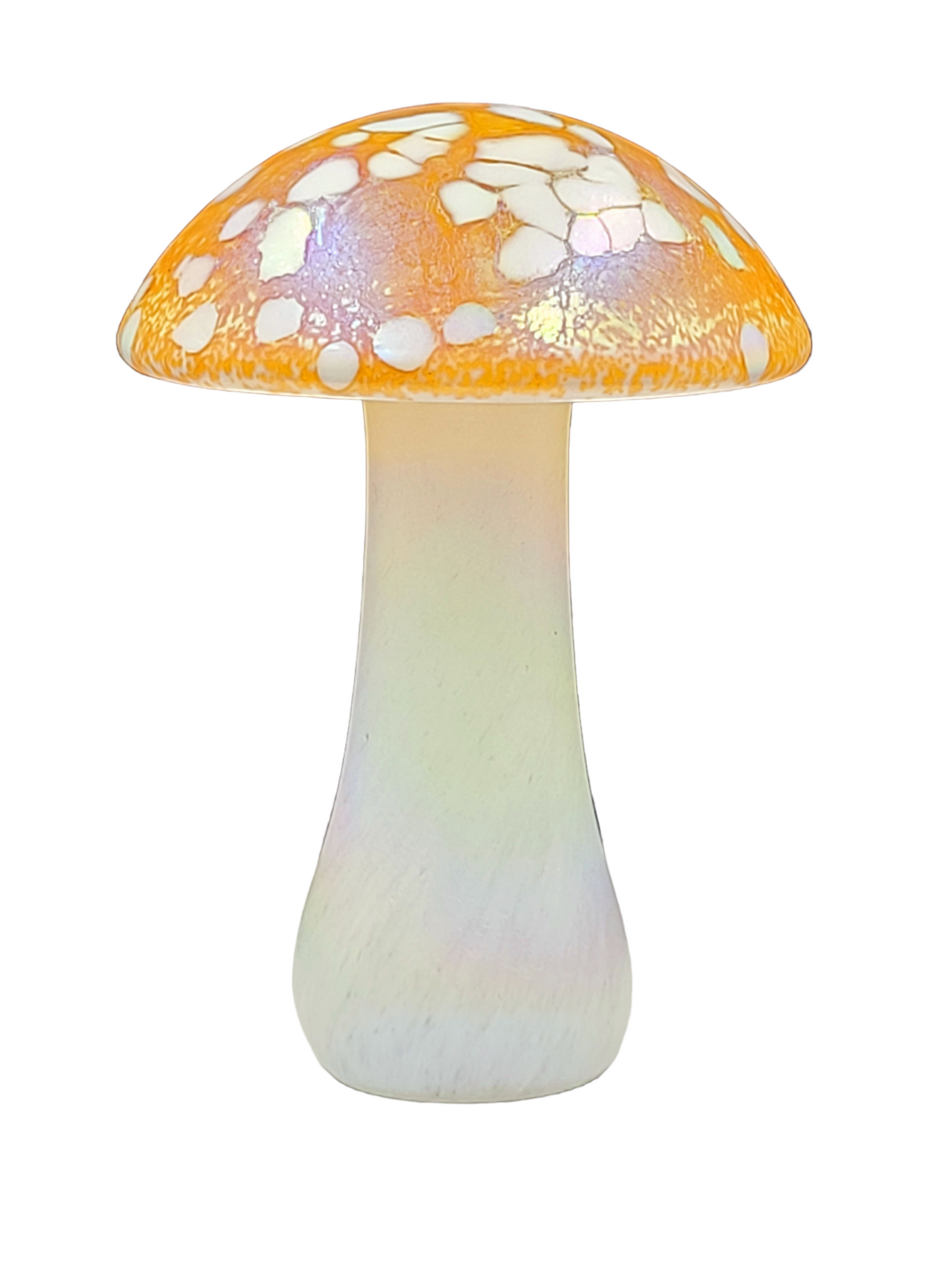 Glass mushroom decor ornament display glassware, colour choice