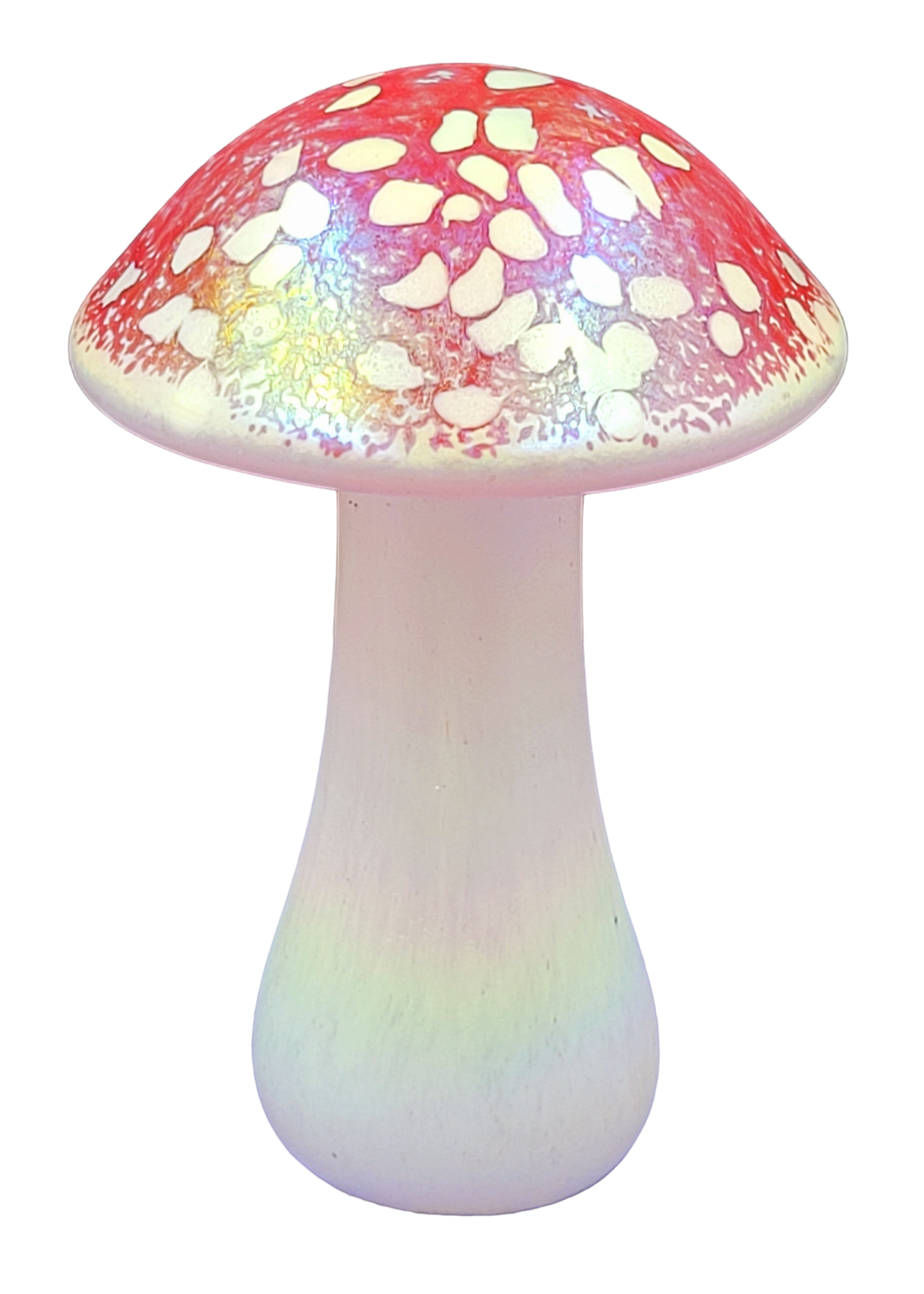 Glass mushroom decor ornament display glassware, colour choice