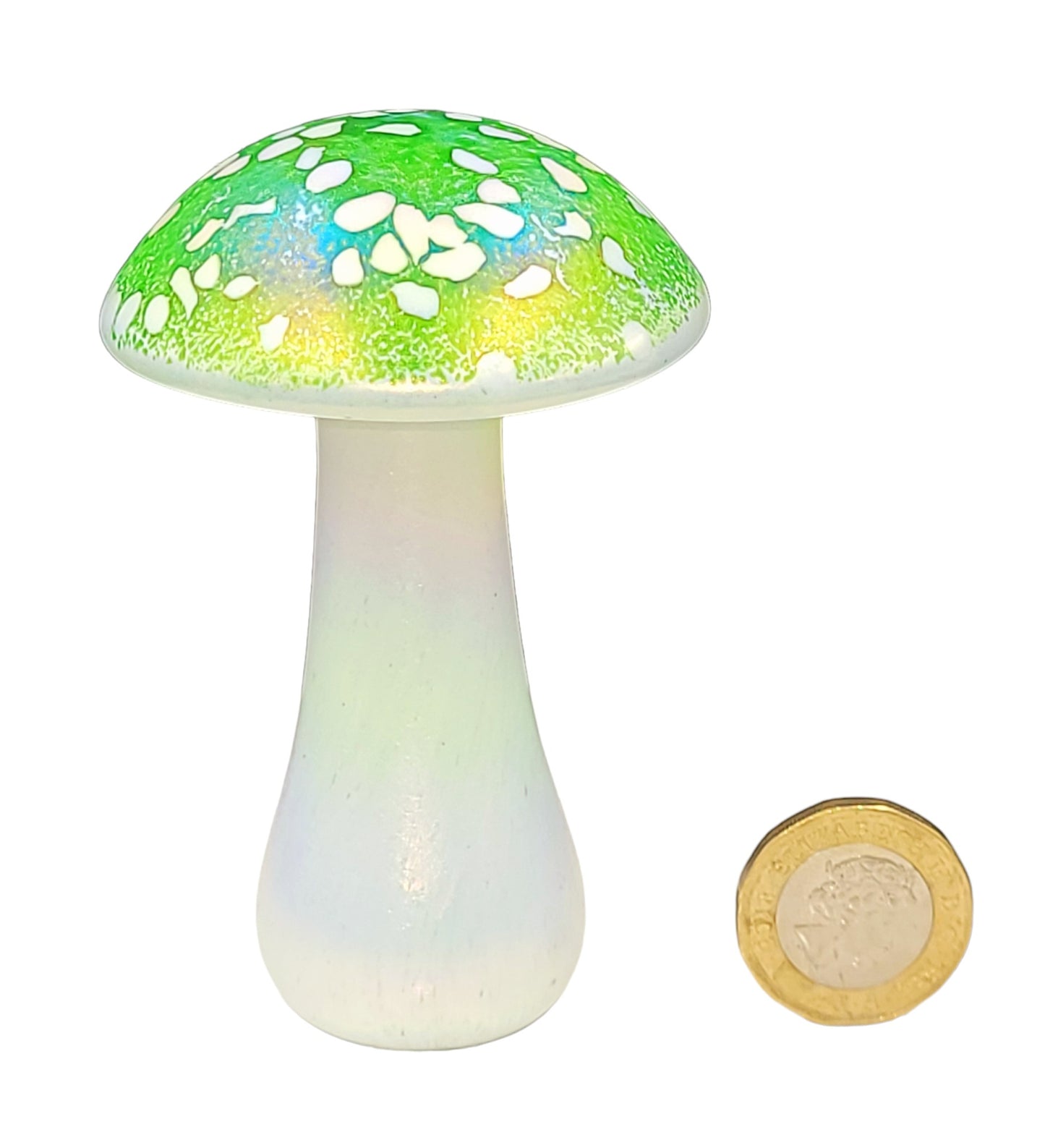 Glass mushroom decor ornament display glassware, colour choice