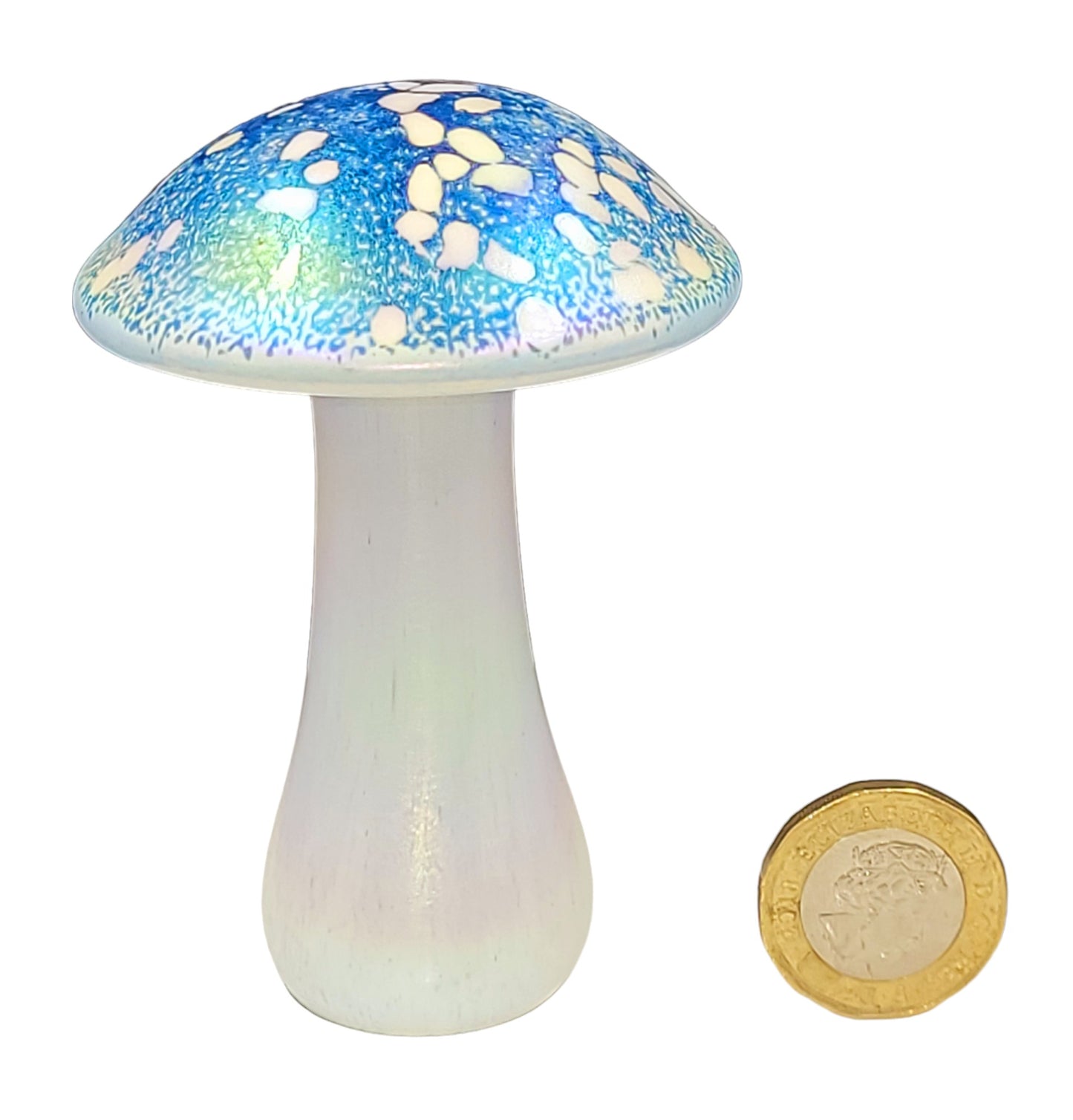 Glass mushroom decor ornament display glassware, colour choice