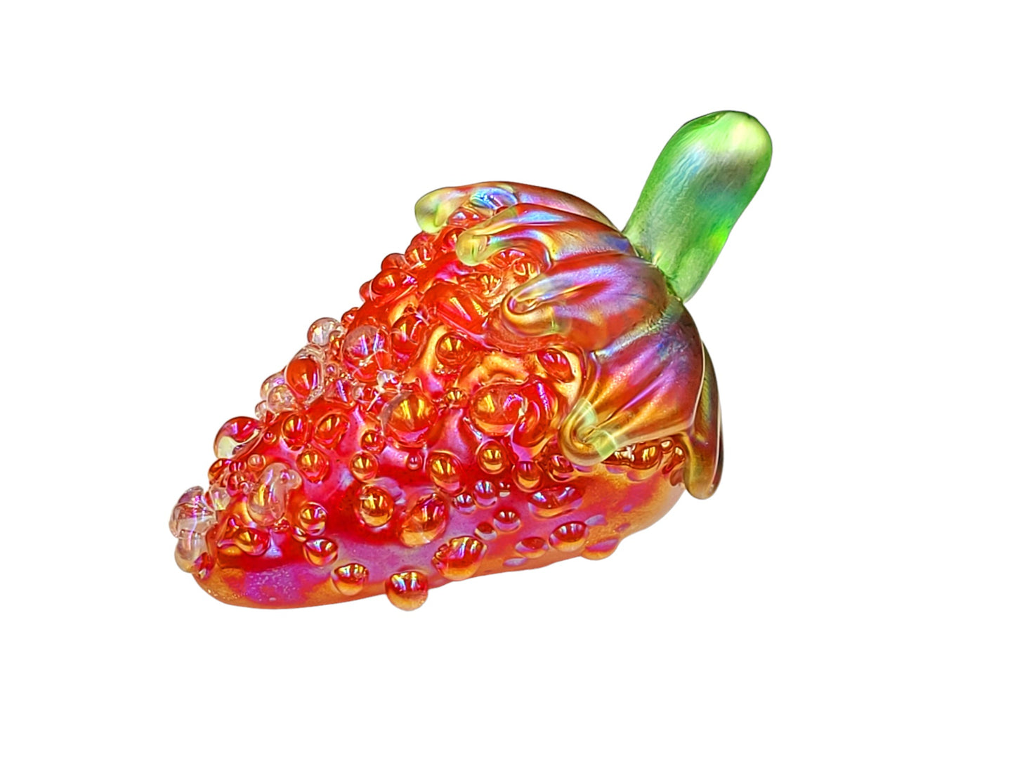 Strawberry paperweight red