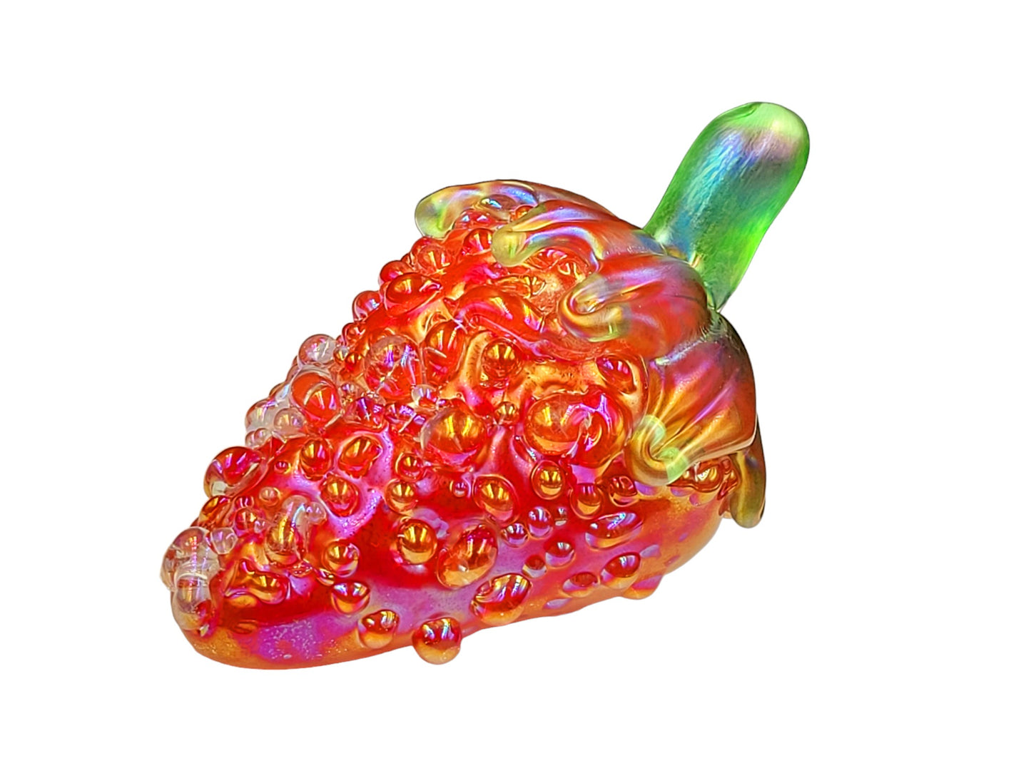 Strawberry paperweight red