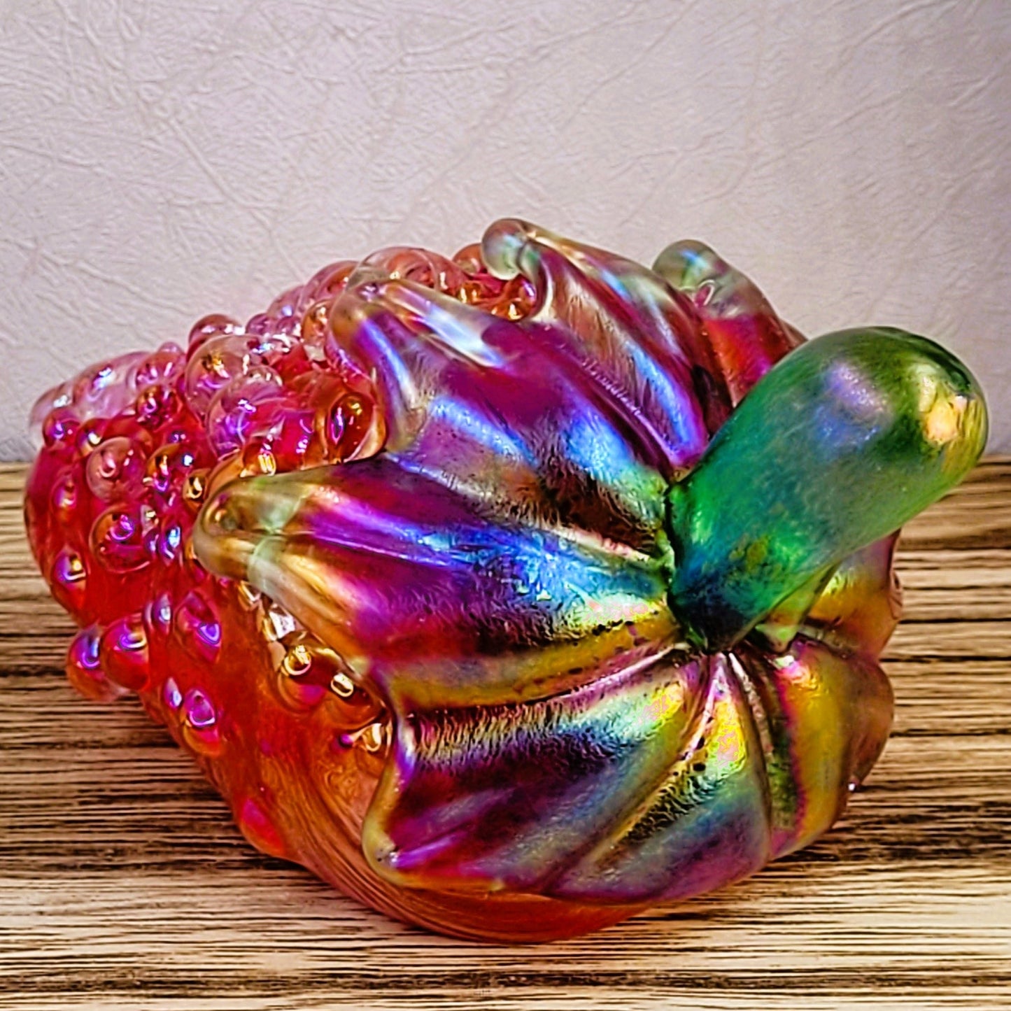 Strawberry paperweight red