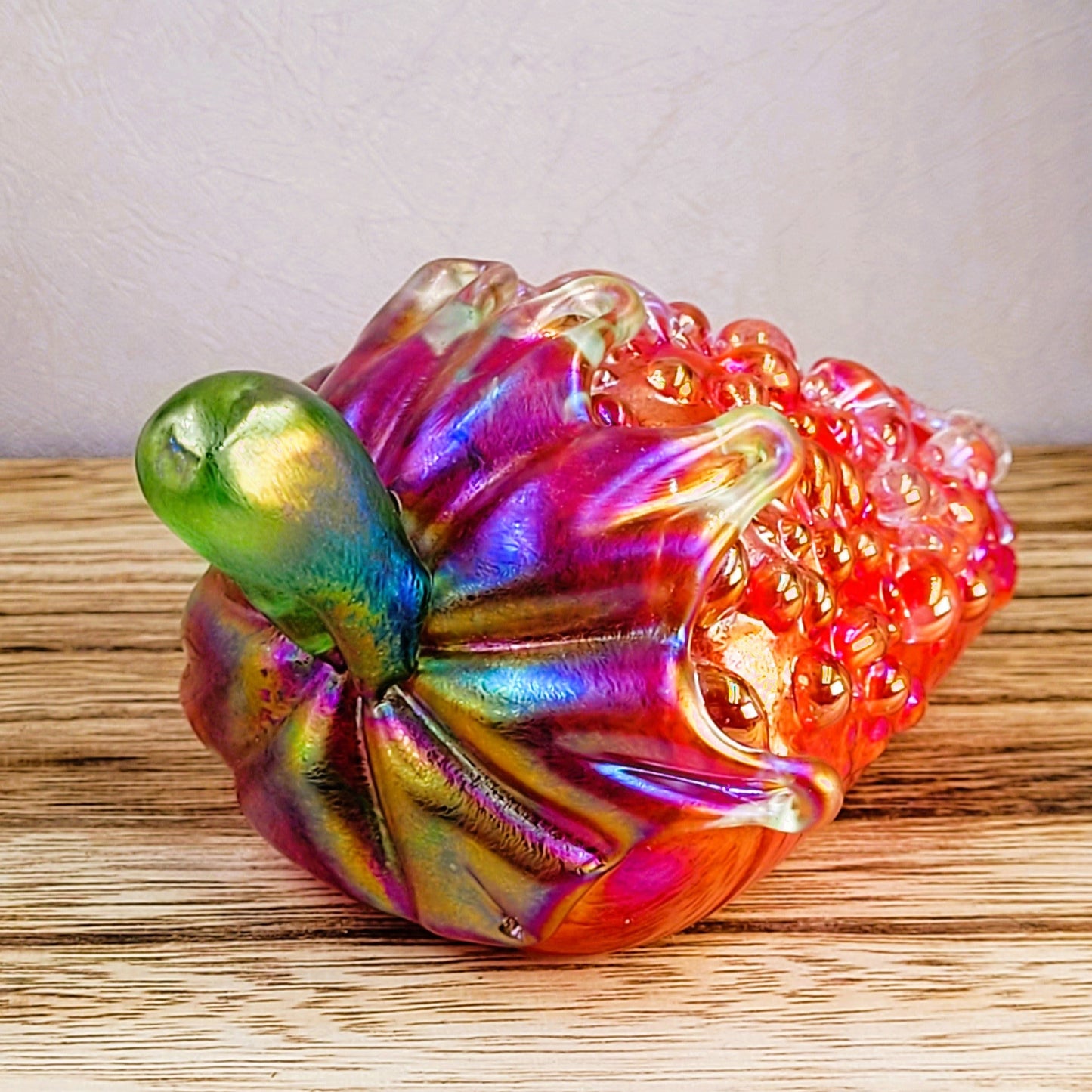 Strawberry paperweight red