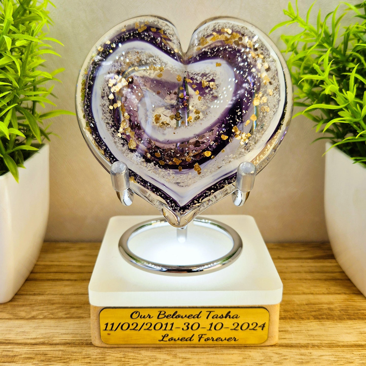 Ashes In Glass Heart
