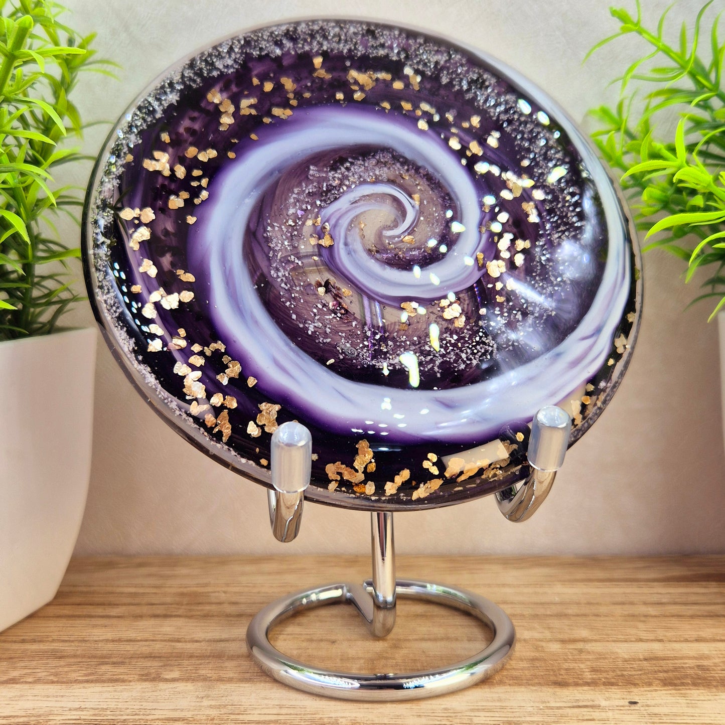 Memorial Ashes In Glass Suncatcher