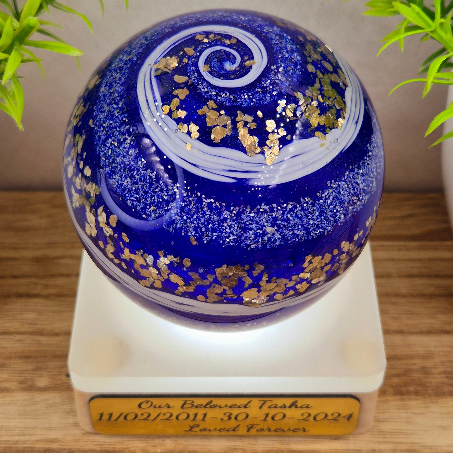 Memorial Ashes In Glass Orb