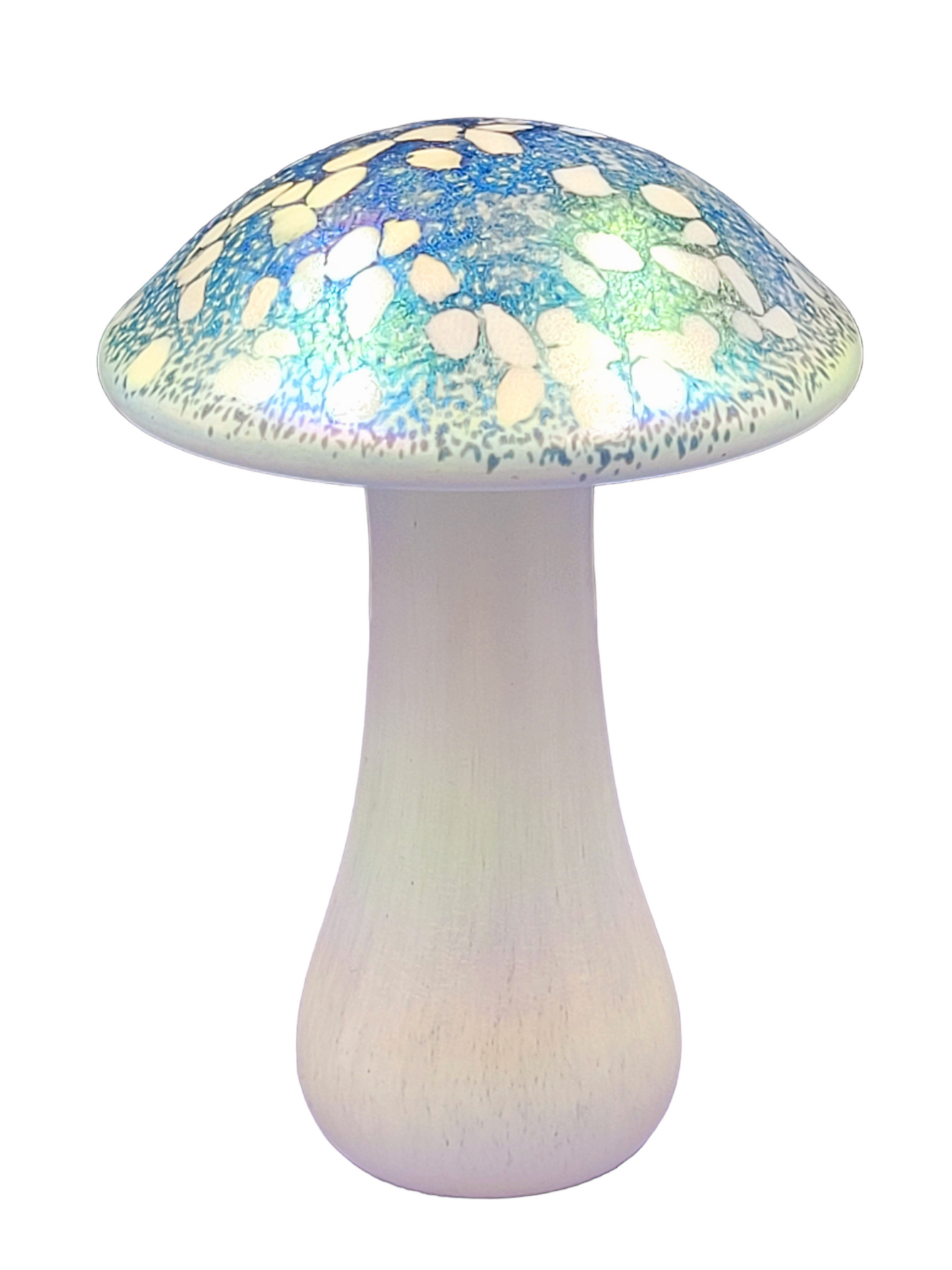 Glass mushroom decor ornament display glassware, colour choice