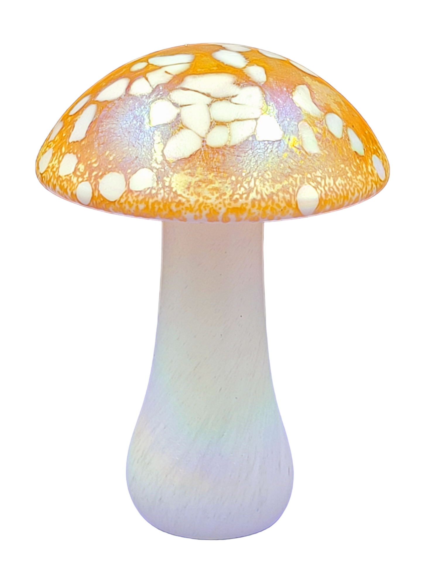 Glass mushroom decor ornament display glassware, colour choice