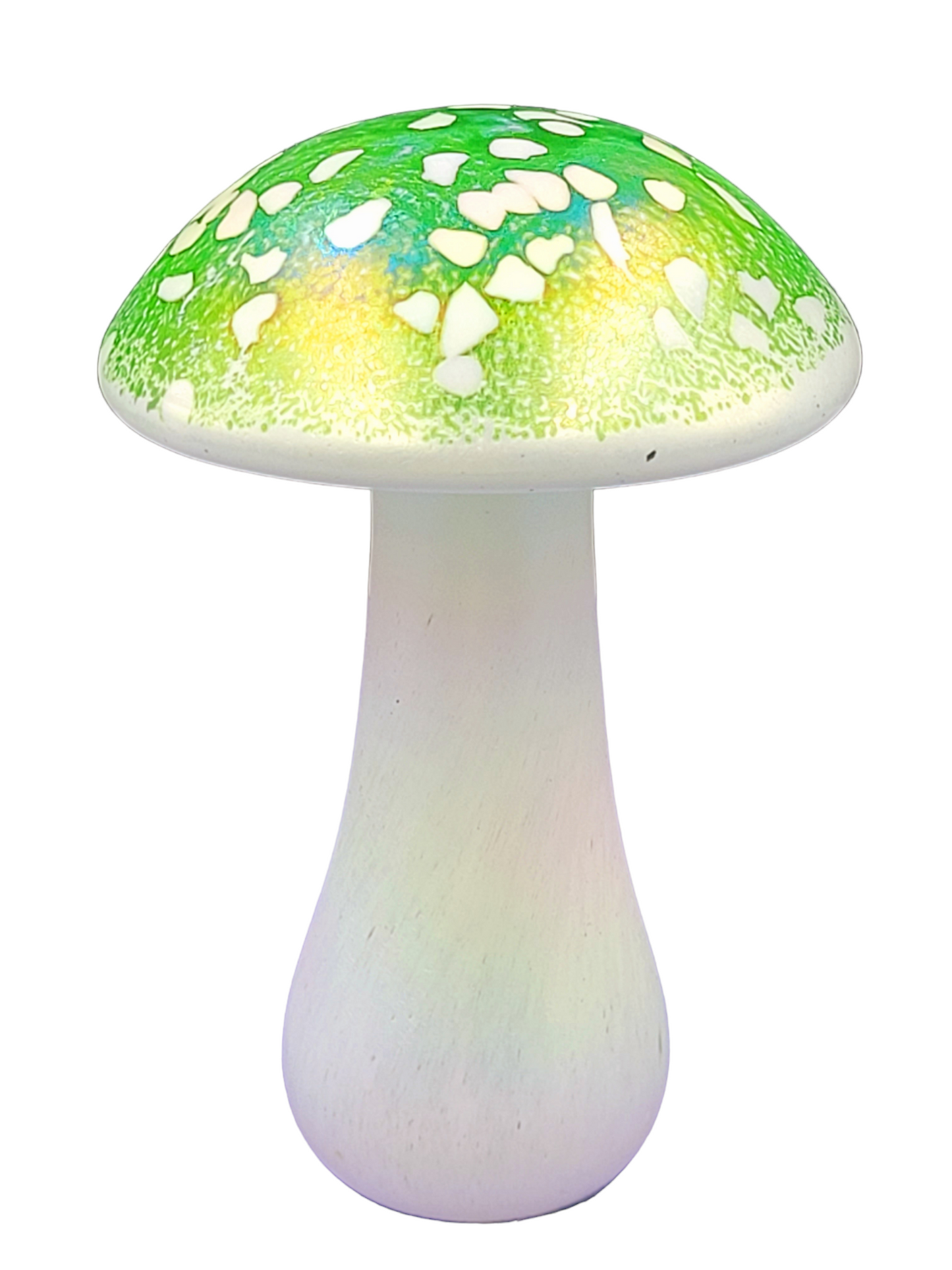 Glass mushroom decor ornament display glassware, colour choice