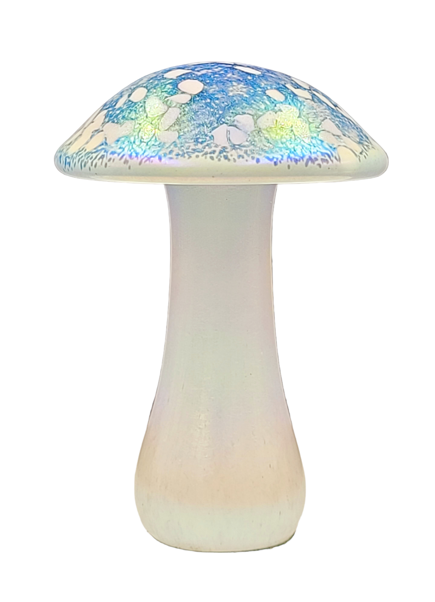 Glass mushroom decor ornament display glassware, colour choice