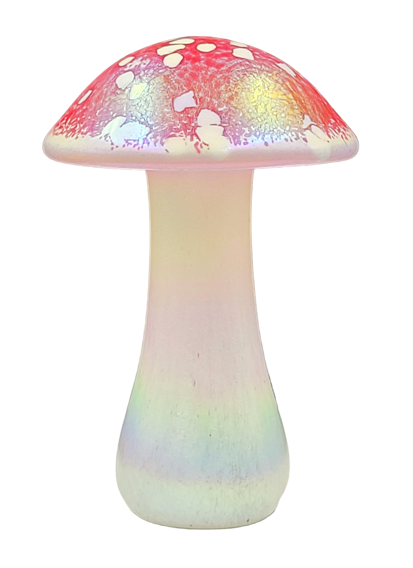 Glass mushroom decor ornament display glassware, colour choice