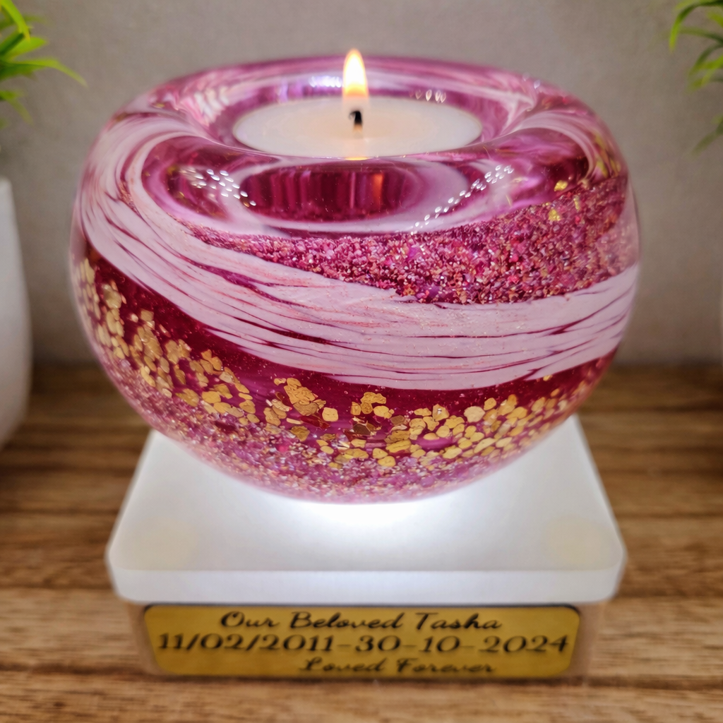 Ashes In Glass Tealight
