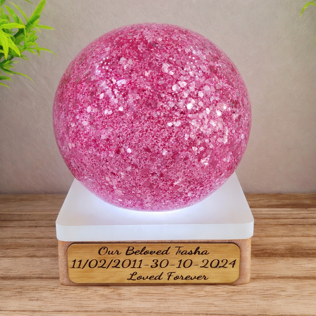 Ashes In Glass Orb