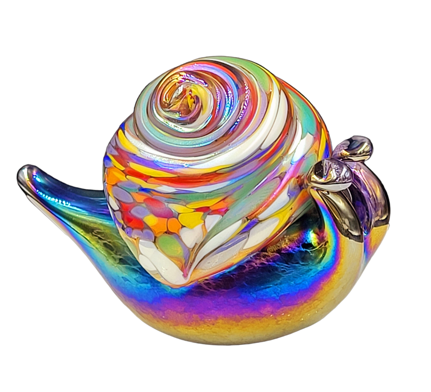 Glass Snail Figurine