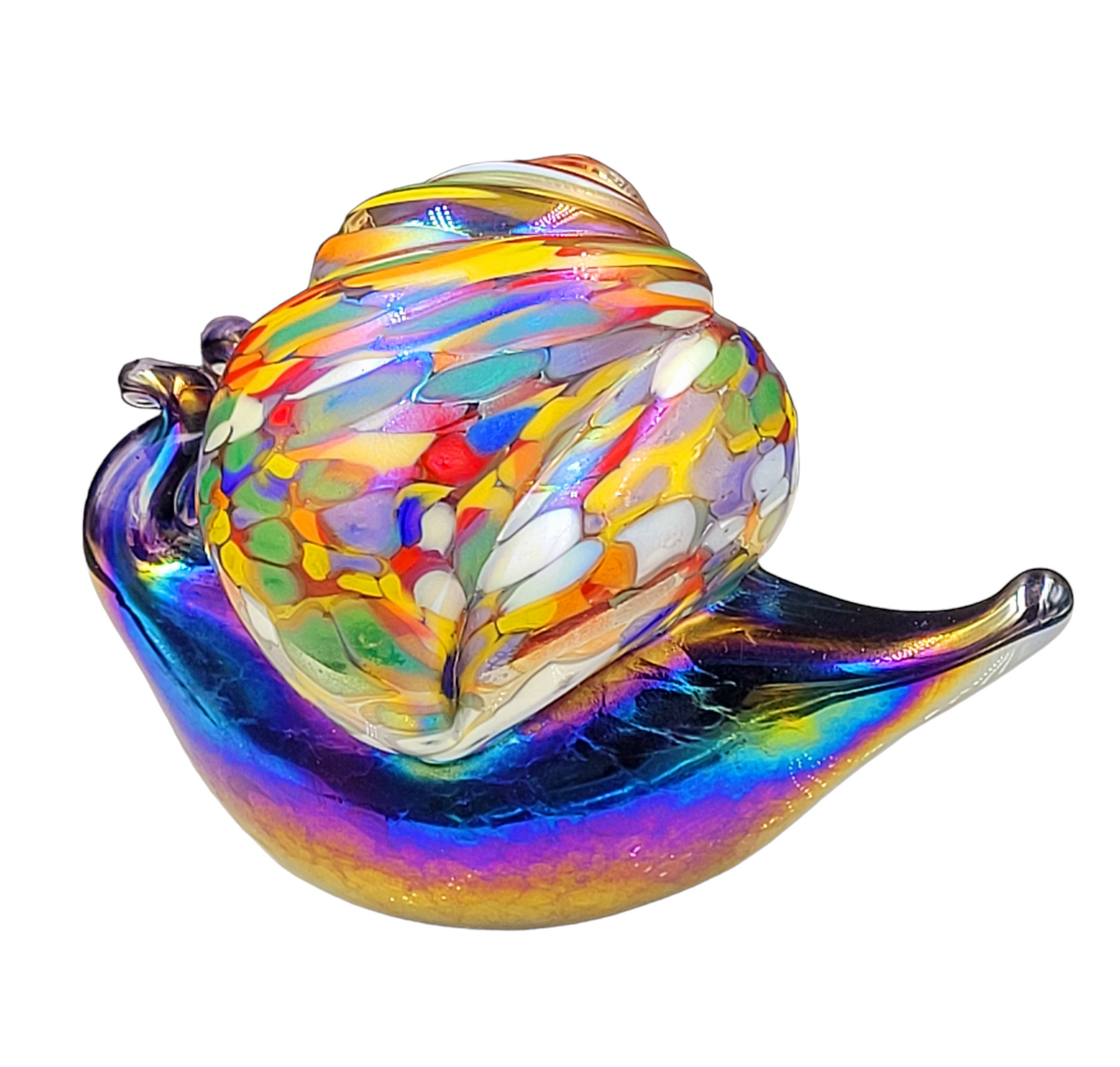 Glass Snail Figurine