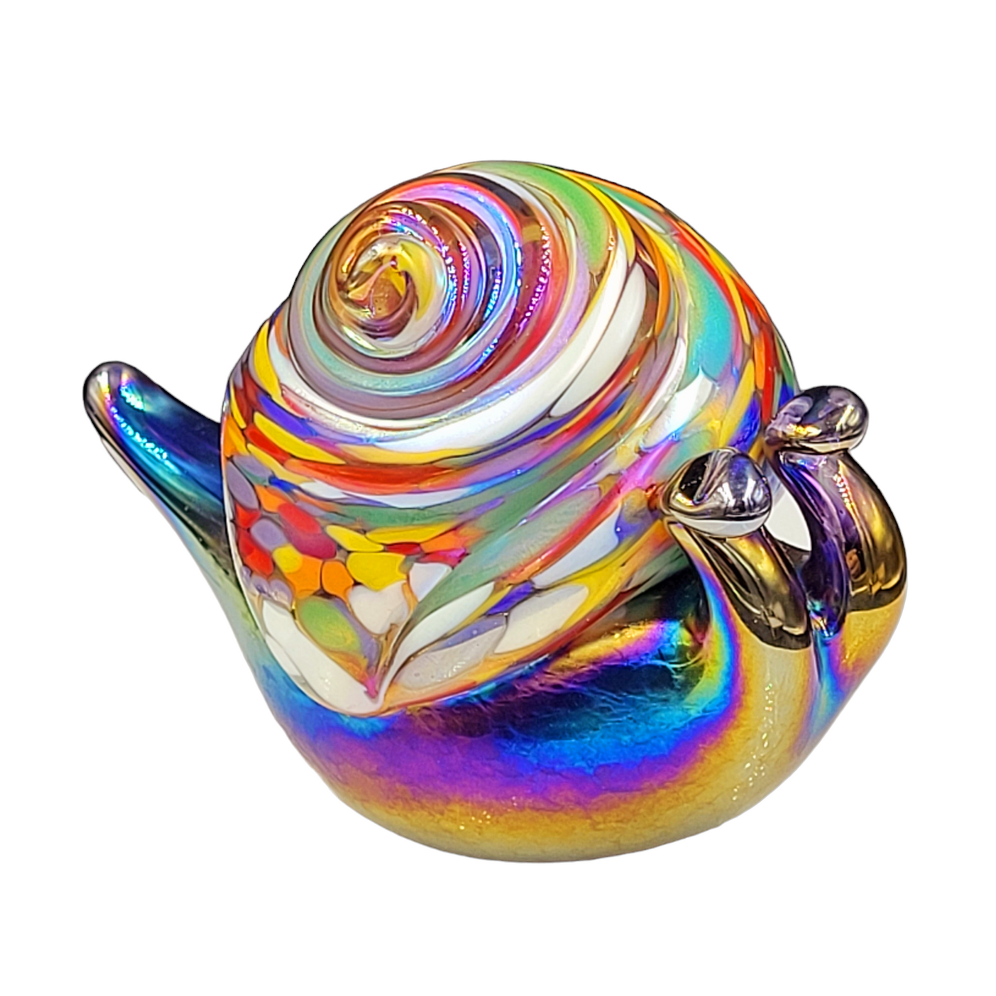 Glass Snail Figurine