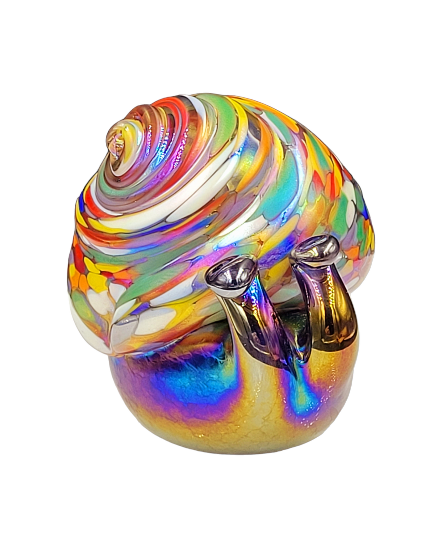 Glass Snail Figurine