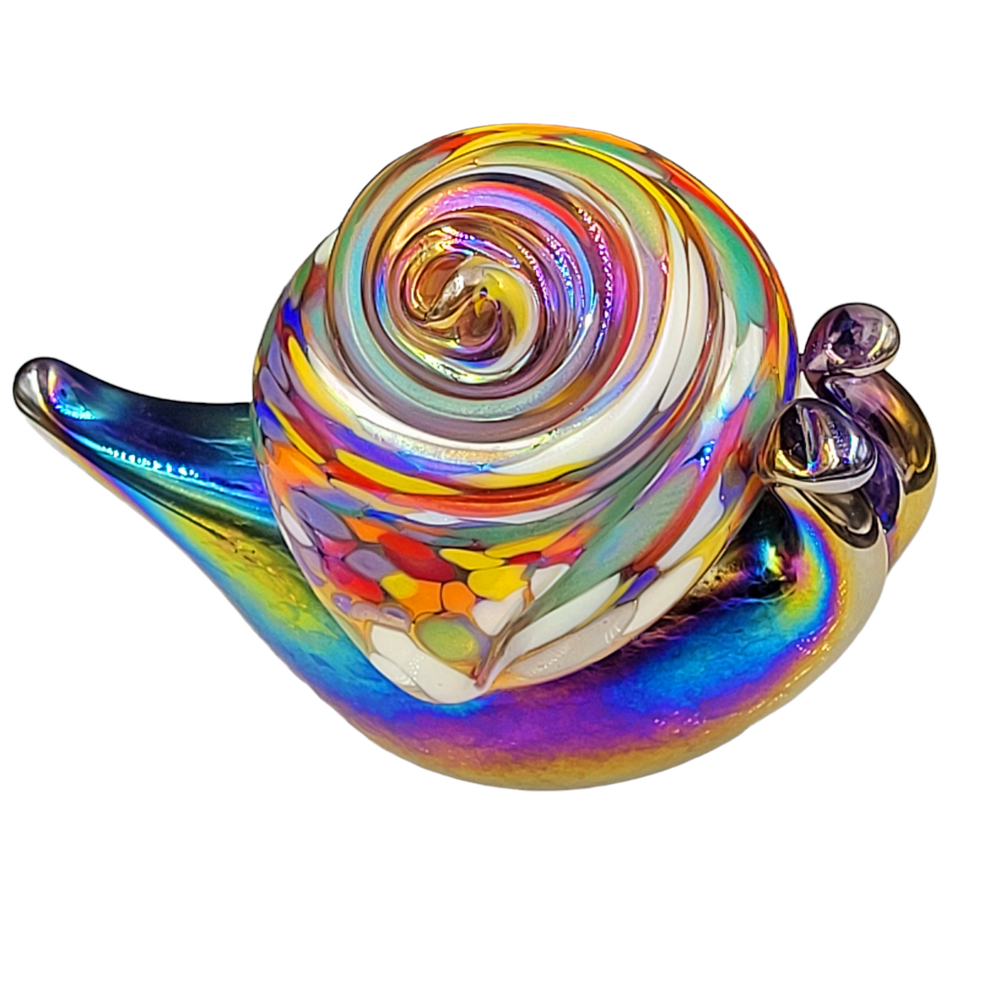 Glass Snail Figurine