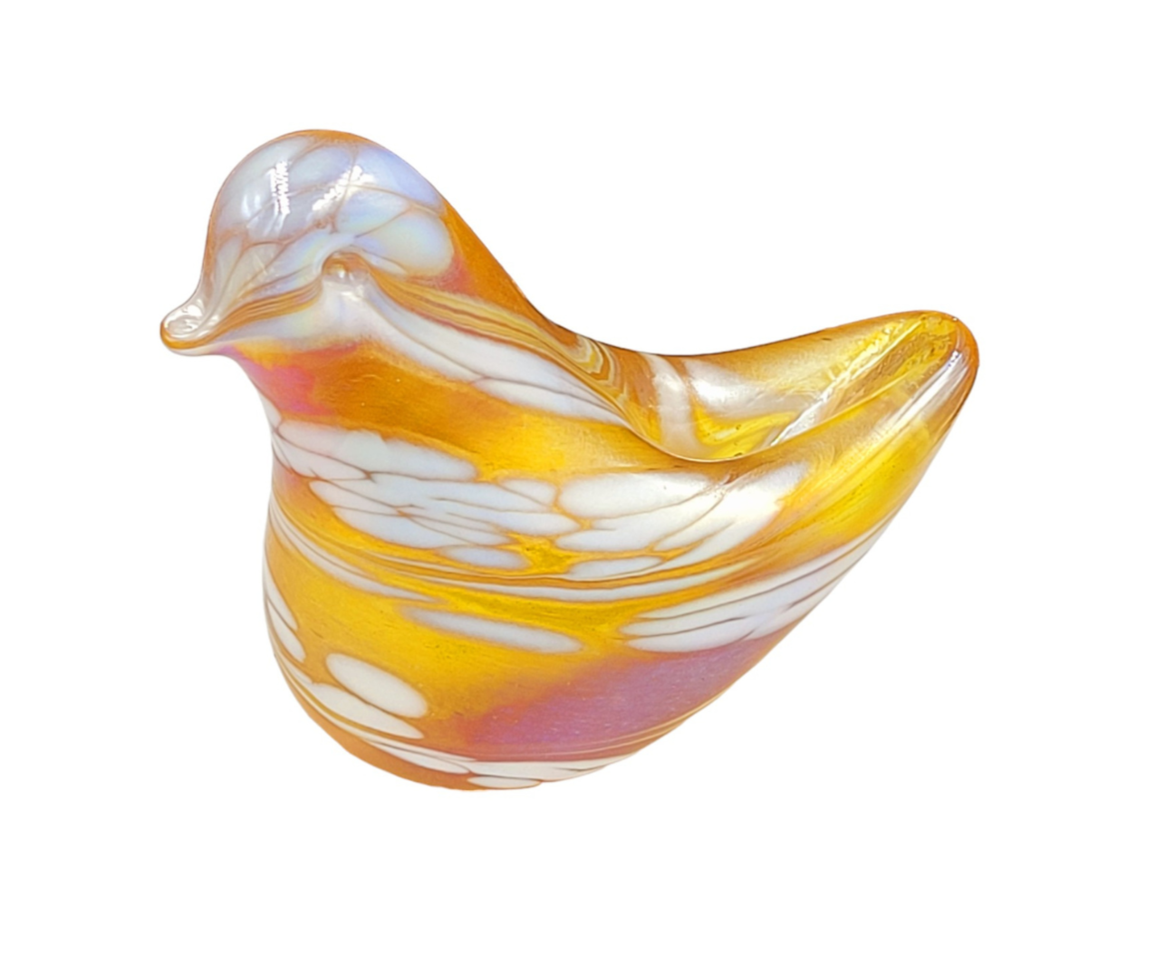 gold glass bird