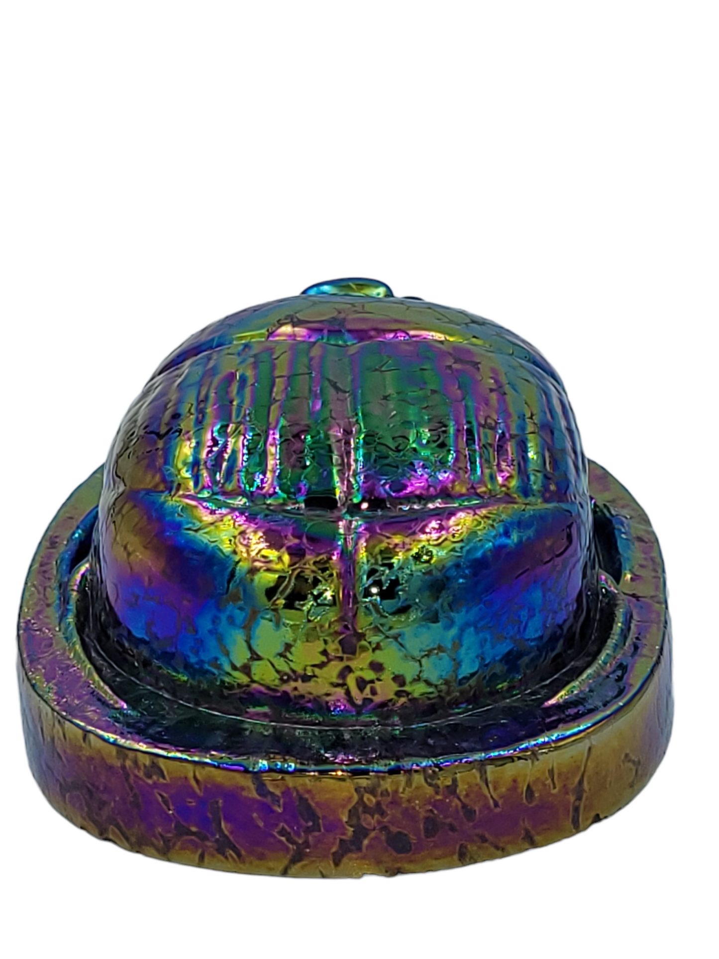 Iridescent beetle paperweight