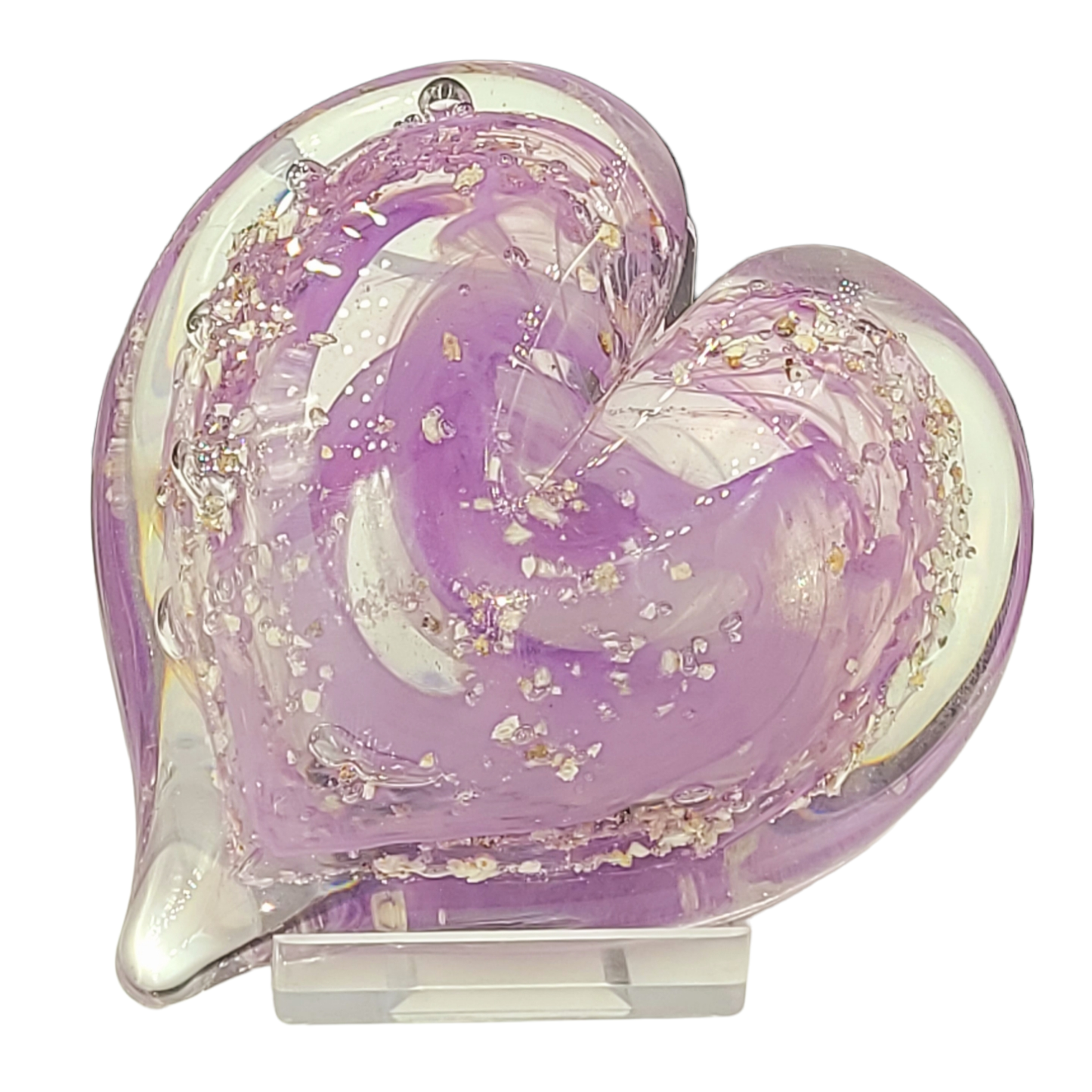 ahes glass heart neo art glass