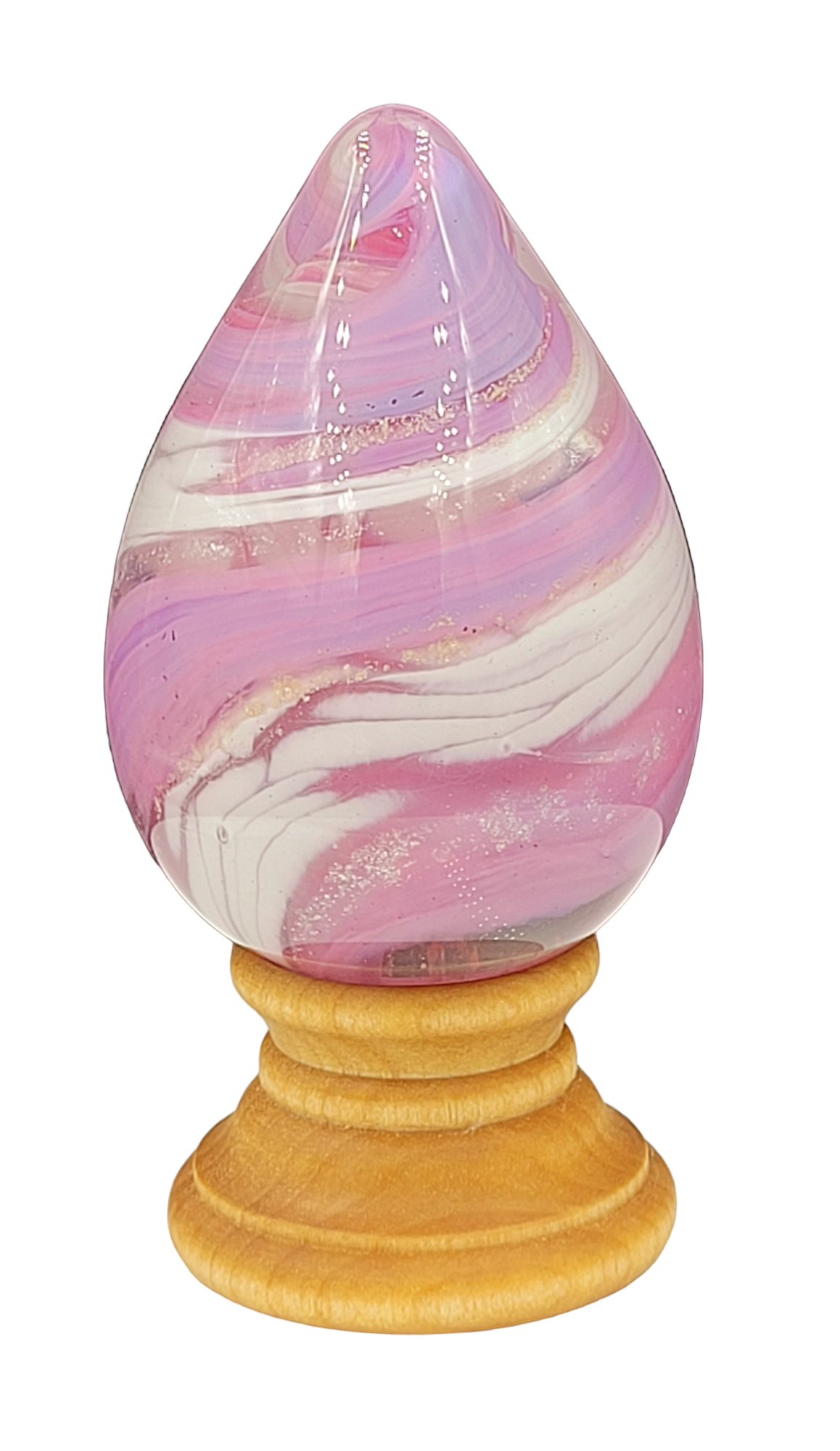 Egg Paperweight Display Ornament