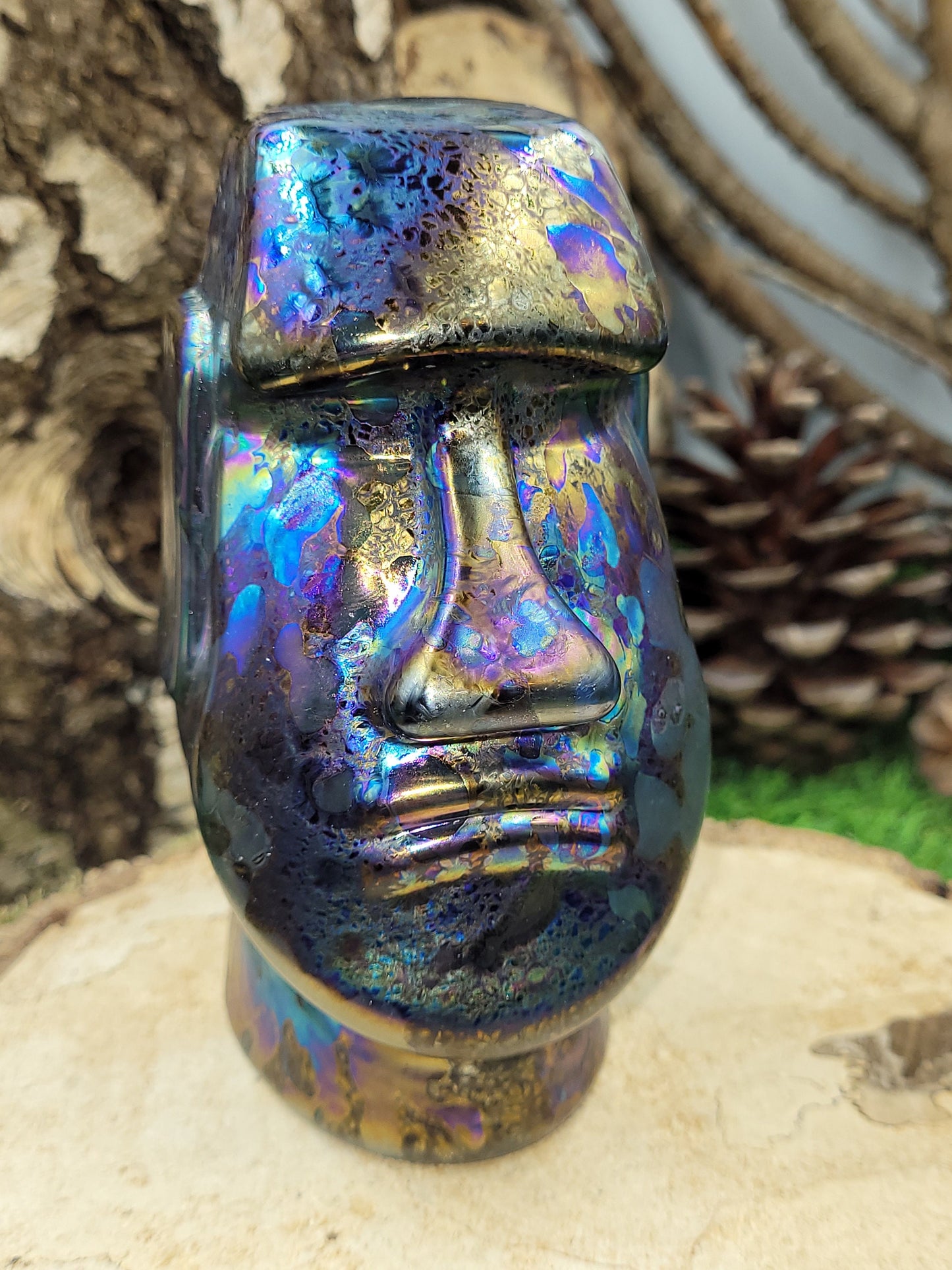 Easter Island head Moai statue paperweight