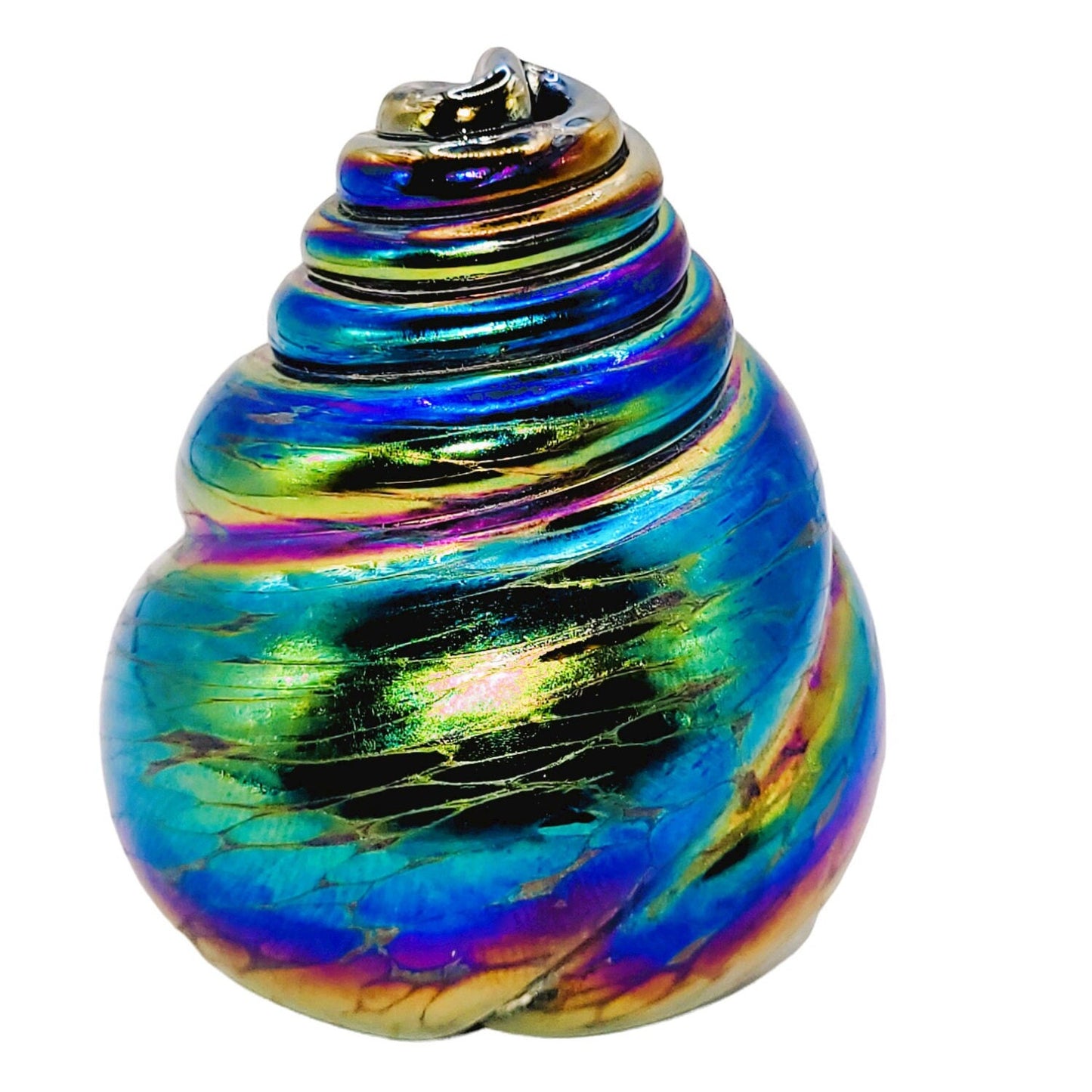 Glass shell iridescent