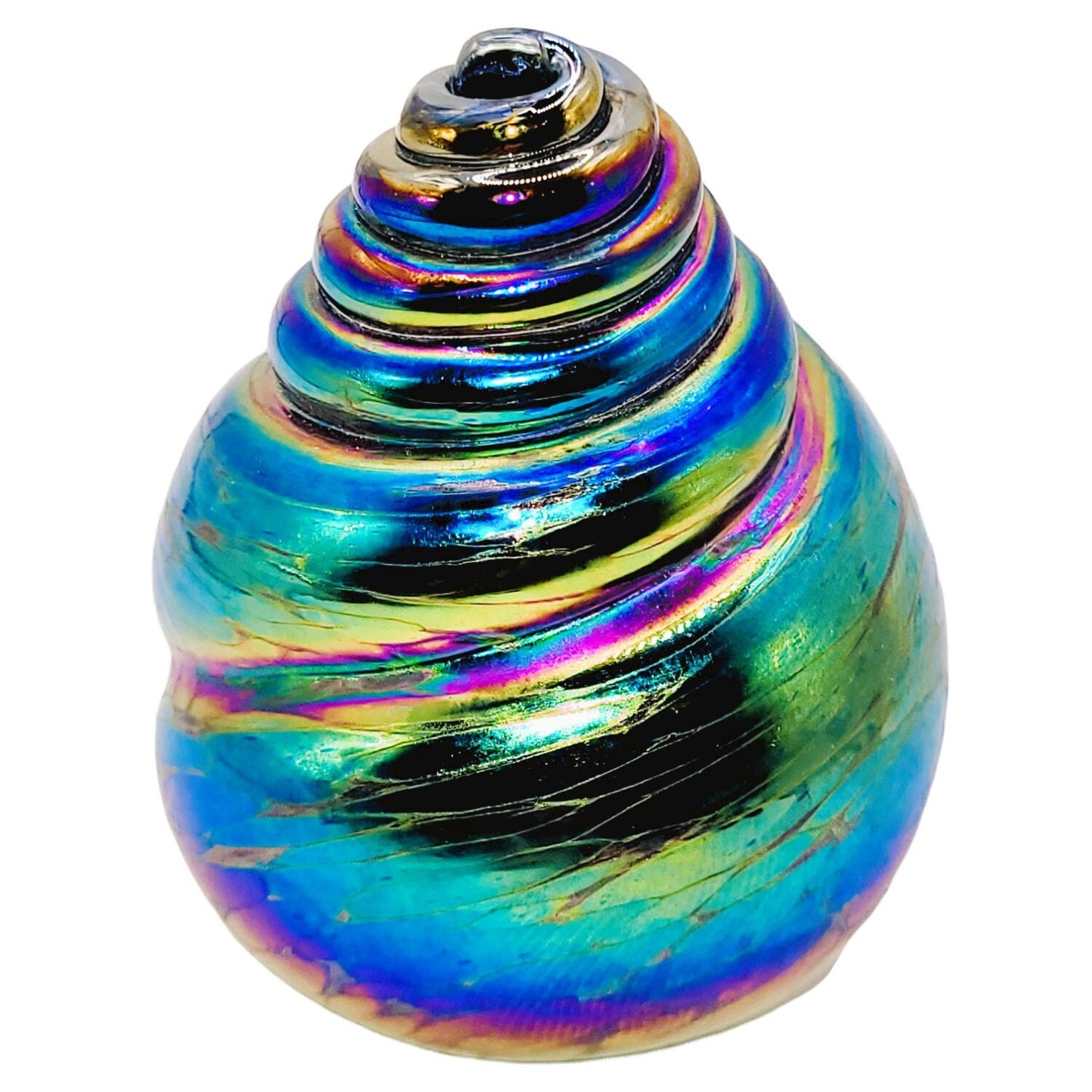 Glass shell iridescent