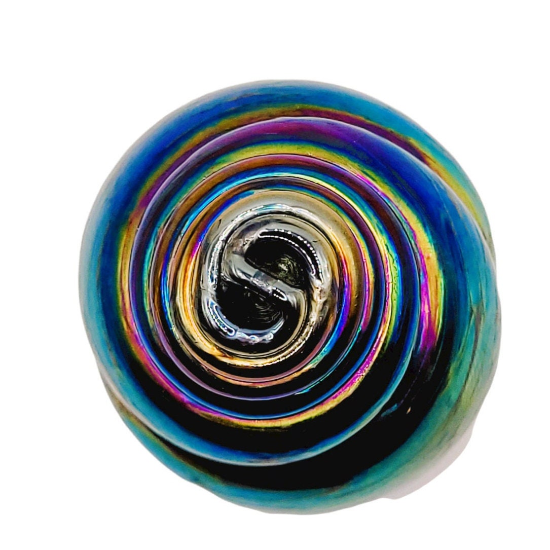 Glass shell iridescent