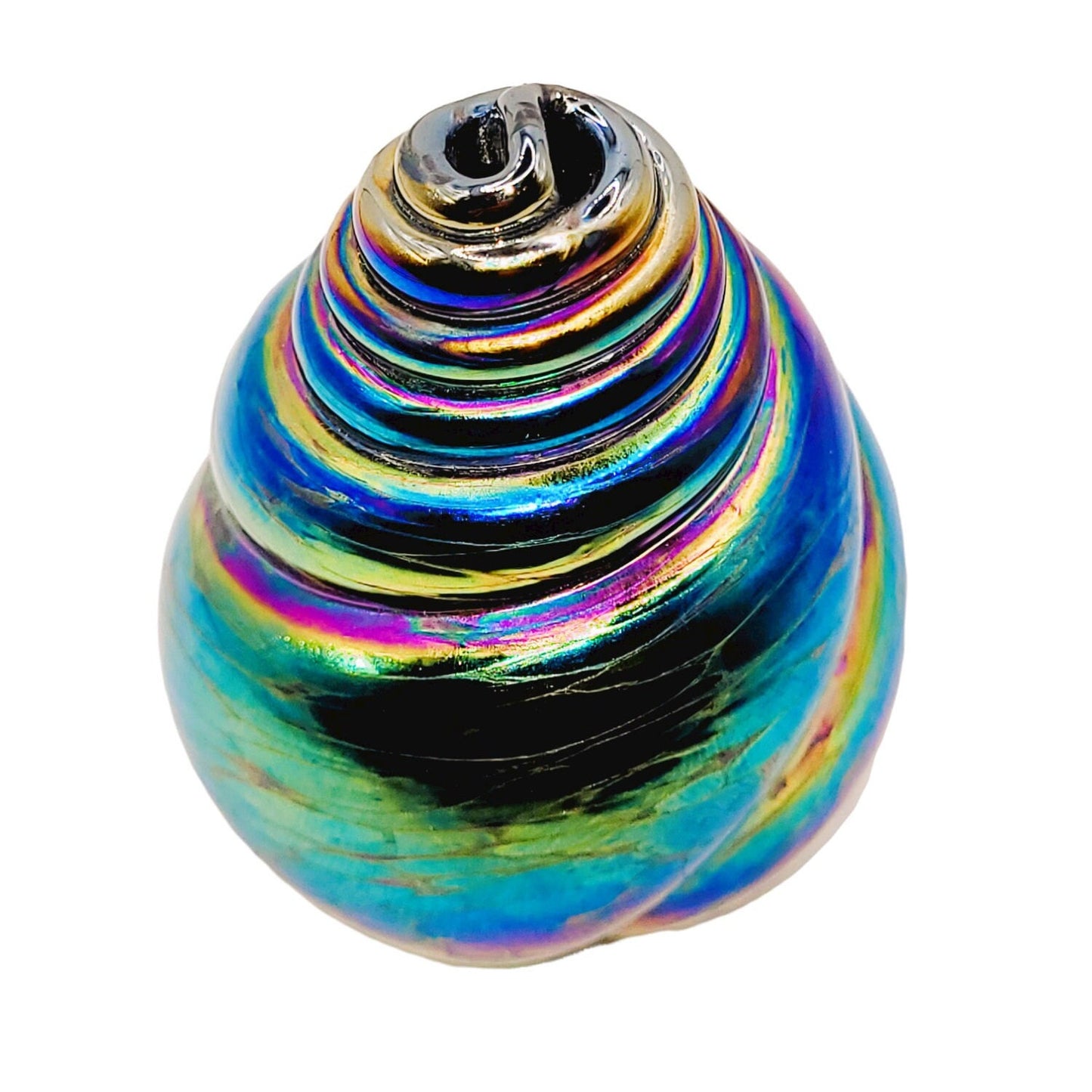 Glass shell iridescent